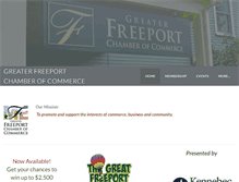 Tablet Screenshot of freeportmainechamber.com